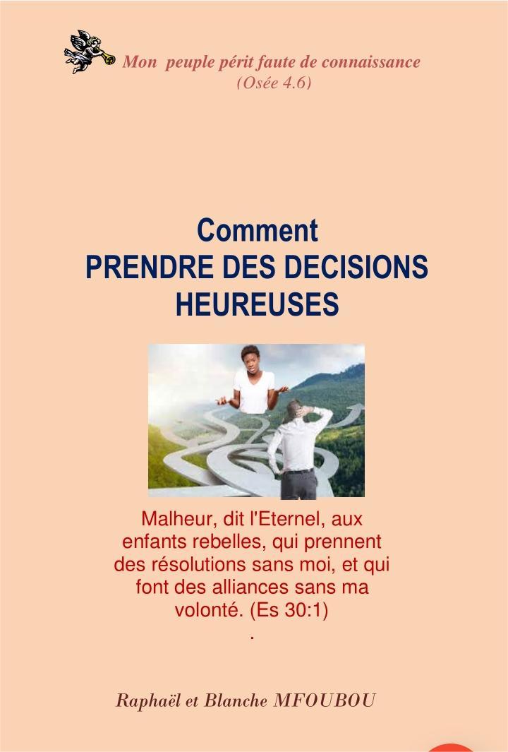 Comment prendre des décisions sages